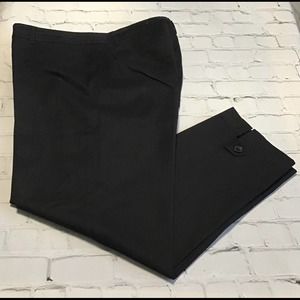 Talbots Perfect Crop Pants Size 12 Black